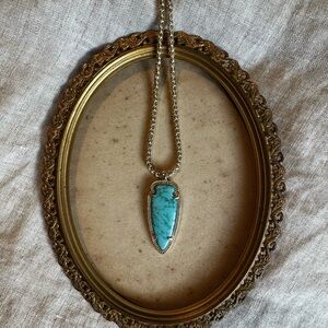 Kendra Scott Skylar Turquoise Pendant Necklace